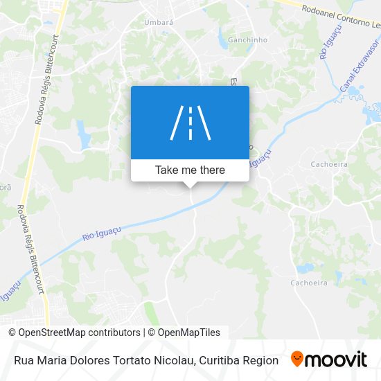 Rua Maria Dolores Tortato Nicolau map