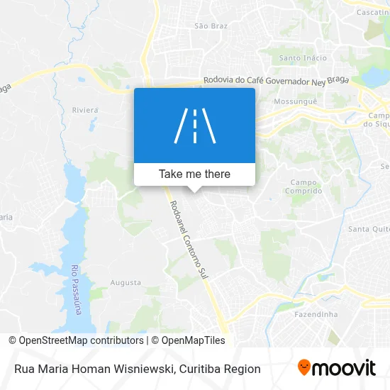 Rua Maria Homan Wisniewski map