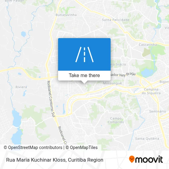 Rua Maria Kuchinar Kloss map