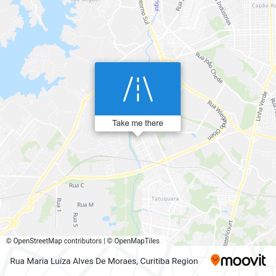 Rua Maria Luíza Alves De Moraes map