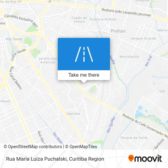 Rua Maria Luíza Puchalski map