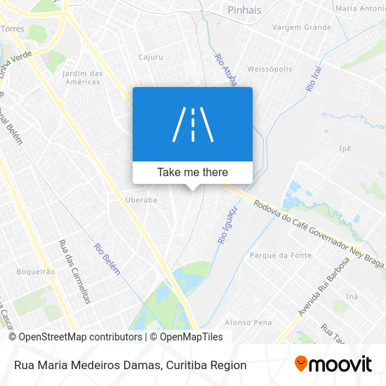 Rua Maria Medeiros Damas map