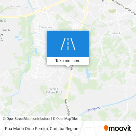 Rua Maria Orso Pereira map