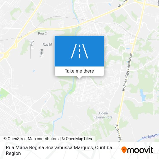 Rua Maria Regina Scaramussa Marques map