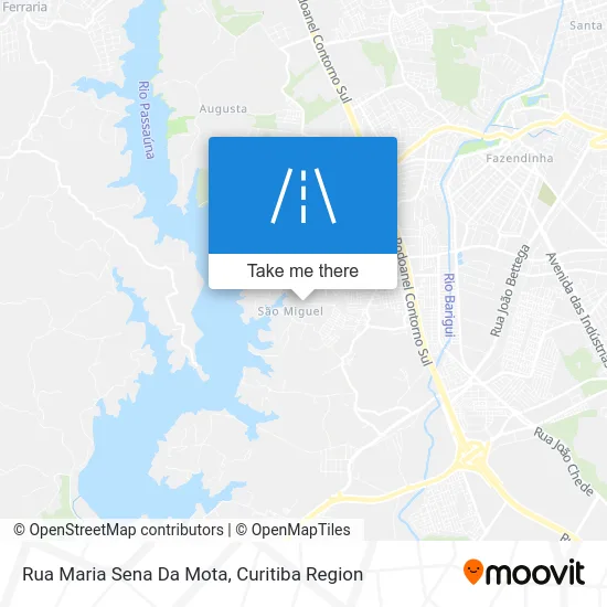Rua Maria Sena Da Mota map
