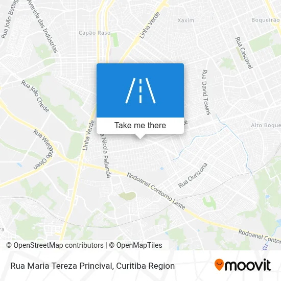 Rua Maria Tereza Princival map