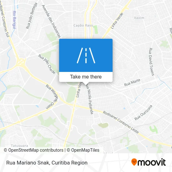 Rua Mariano Snak map