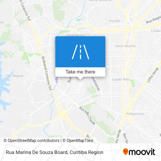 Rua Marina De Souza Board map