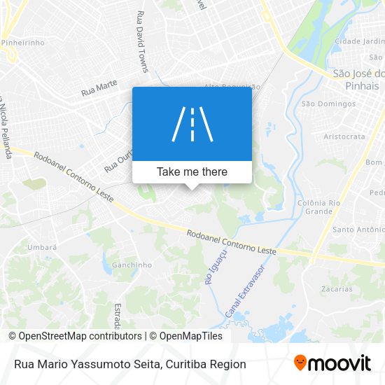 Rua Mario Yassumoto Seita map
