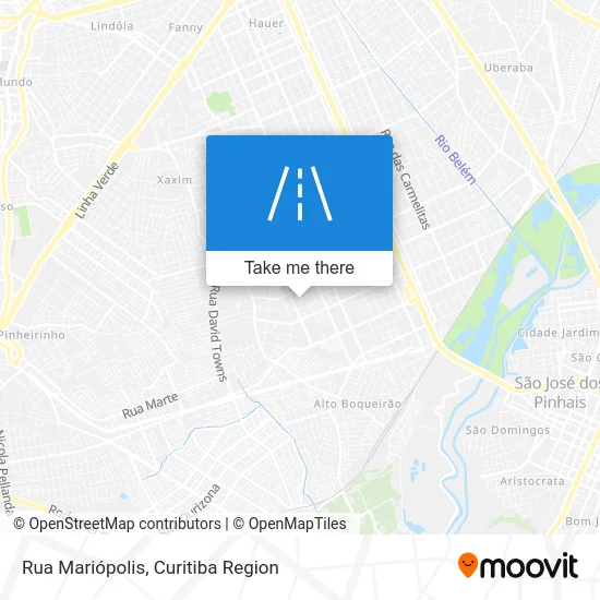 Rua Mariópolis map