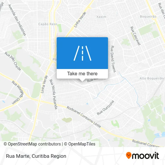 Rua Marte map