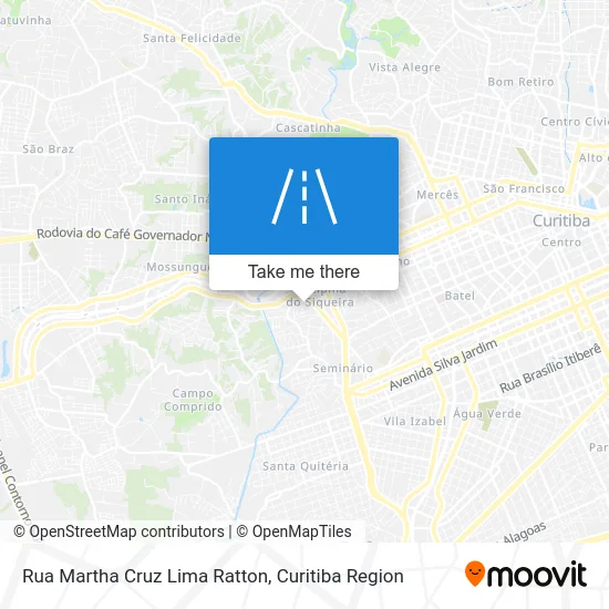 Rua Martha Cruz Lima Ratton map