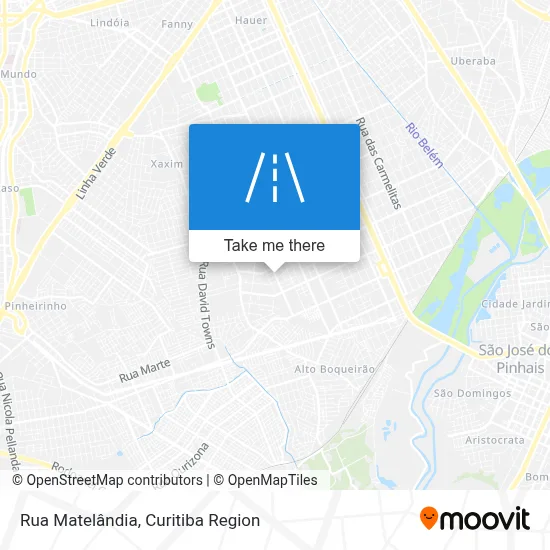 Rua Matelândia map