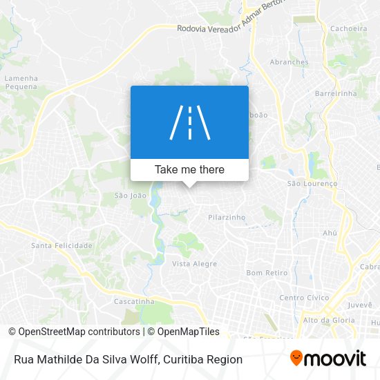 Rua Mathilde Da Silva Wolff map