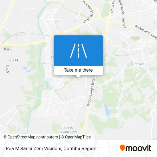 Rua Melânia Zeni Visinoni map