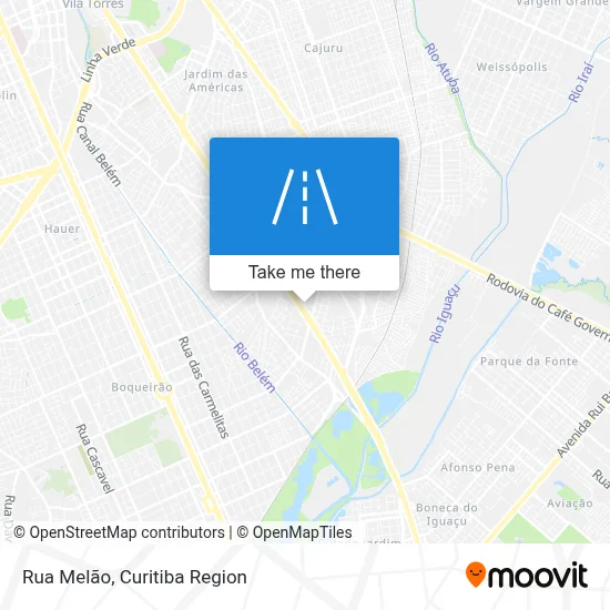 Rua Melão map