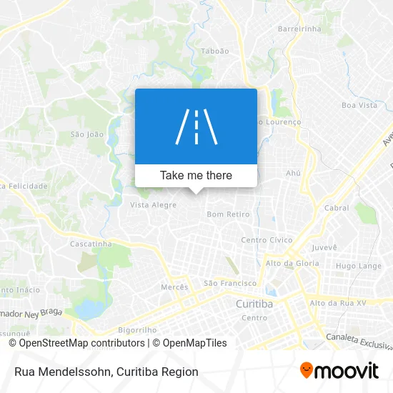 Rua Mendelssohn map