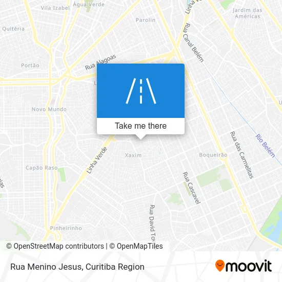 Rua Menino Jesus map