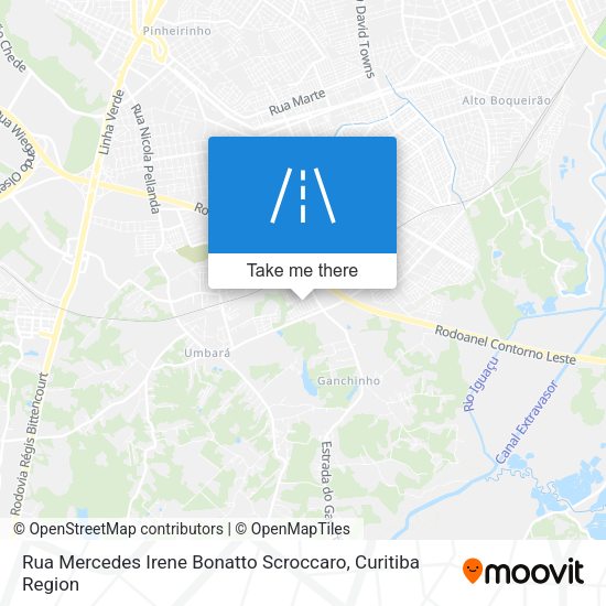 Rua Mercedes Irene Bonatto Scroccaro map