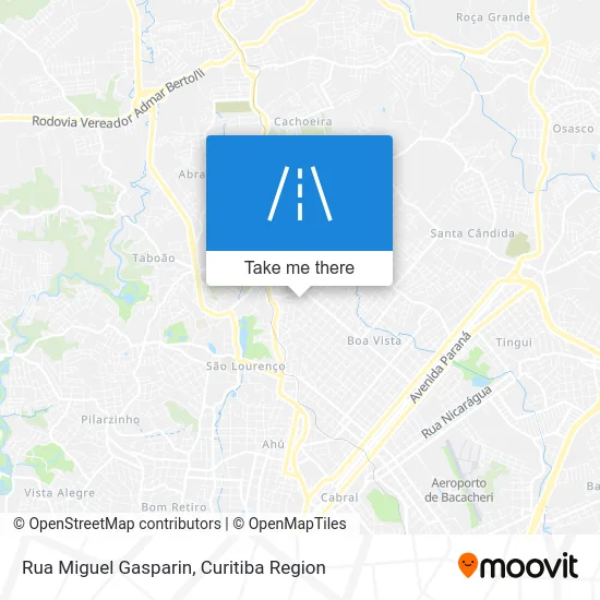 Rua Miguel Gasparin map