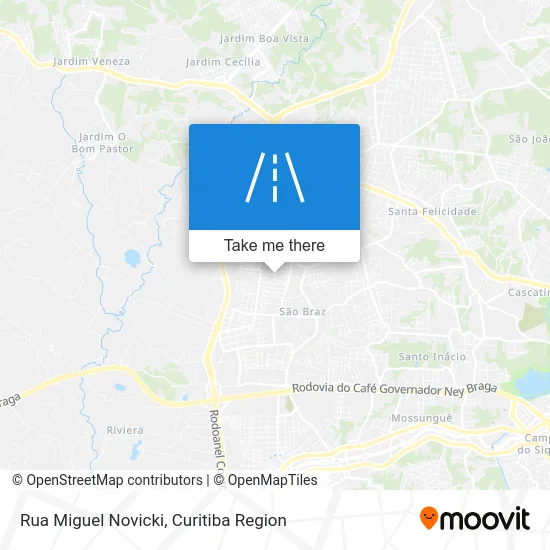 Rua Miguel Novicki map