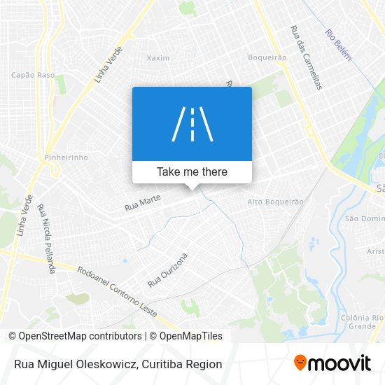 Rua Miguel Oleskowicz map