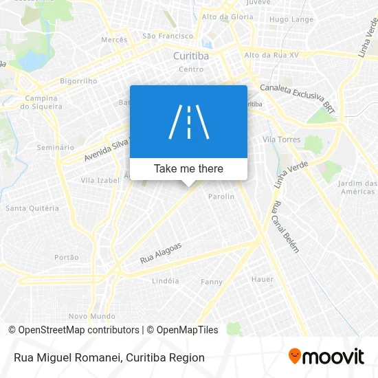 Rua Miguel Romanei map