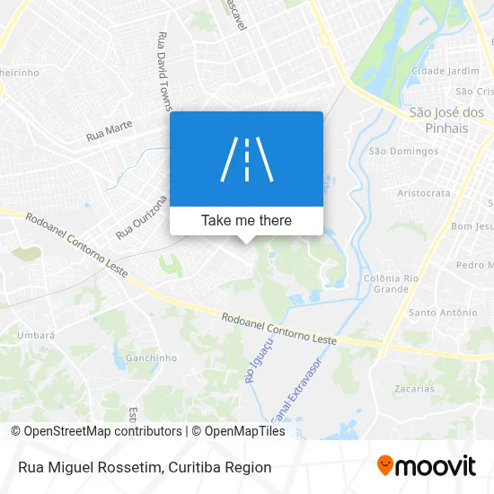 Rua Miguel Rossetim map