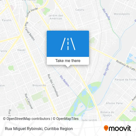 Rua Miguel Rybinski map