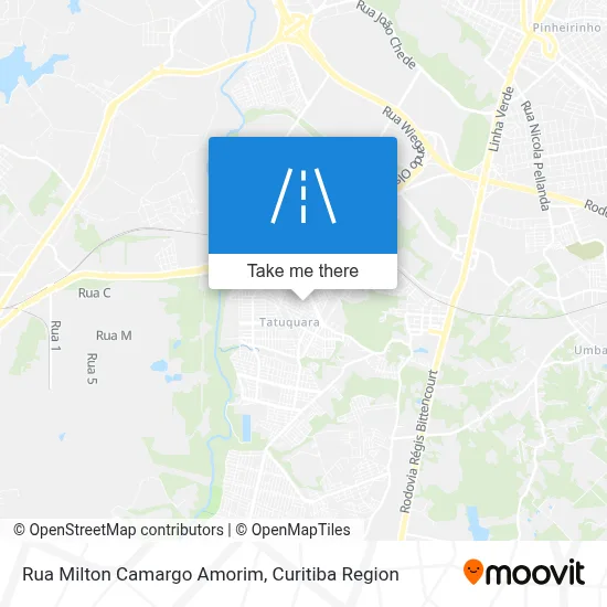 Rua Milton Camargo Amorim map