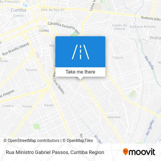 Rua Ministro Gabriel Passos map