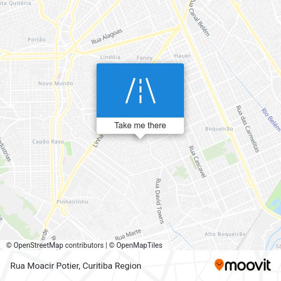 Rua Moacir Potier map