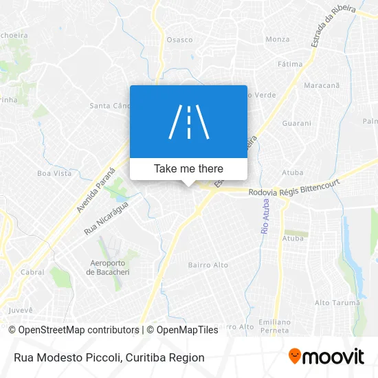 Rua Modesto Piccoli map