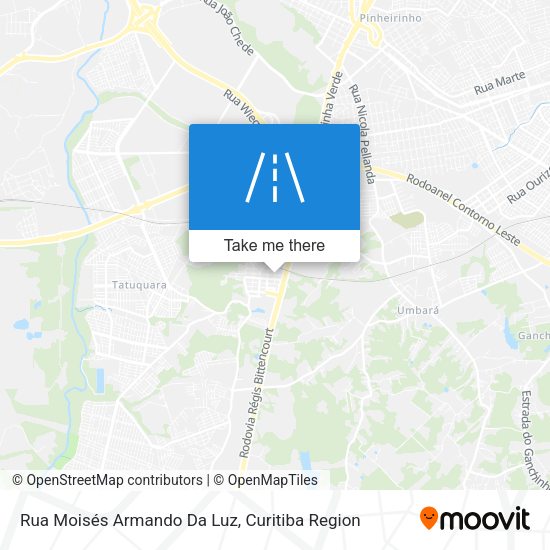 Rua Moisés Armando Da Luz map