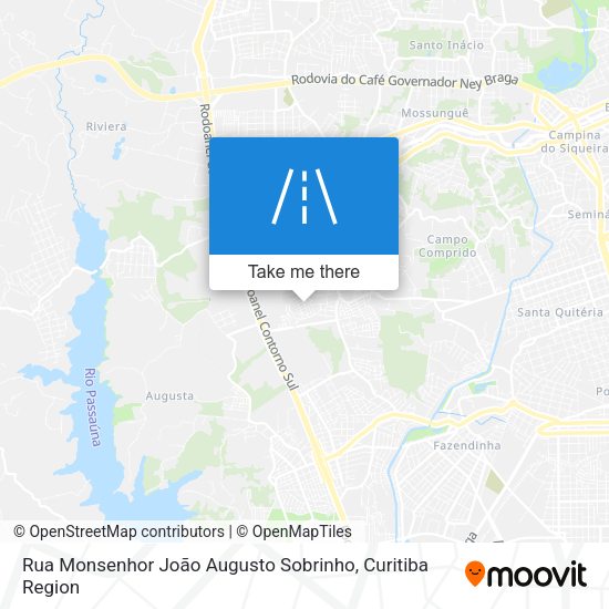 Rua Monsenhor João Augusto Sobrinho map