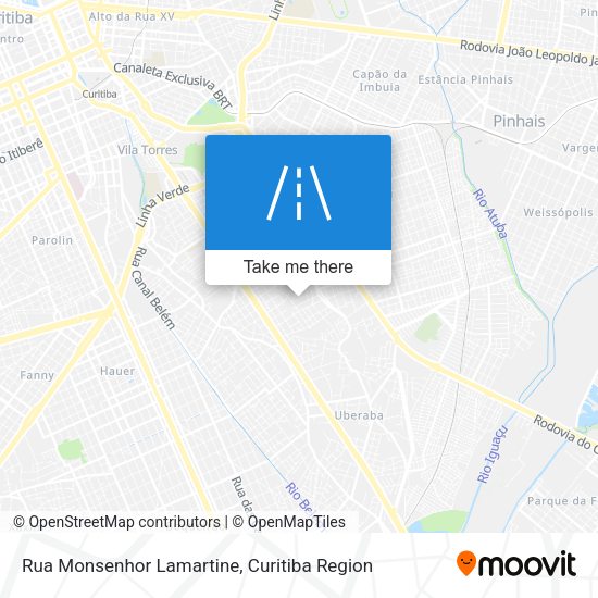 Rua Monsenhor Lamartine map