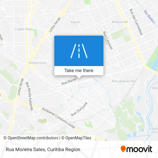 Rua Moreira Sales map