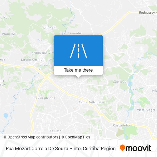 Mapa Rua Mozart Correia De Souza Pinto