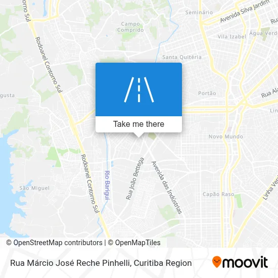 Rua Márcio José Reche Pinhelli map