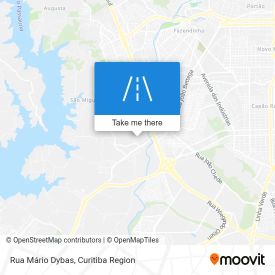 Rua Mário Dybas map