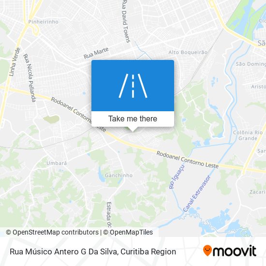 Mapa Rua Músico Antero G Da Silva