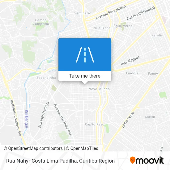 Rua Nahyr Costa Lima Padilha map