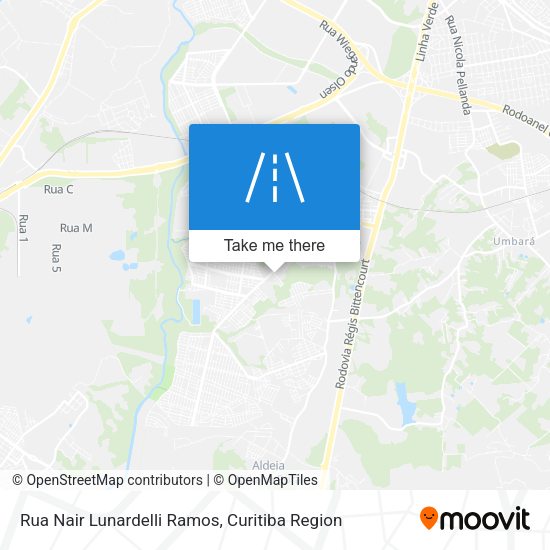 Rua Nair Lunardelli Ramos map