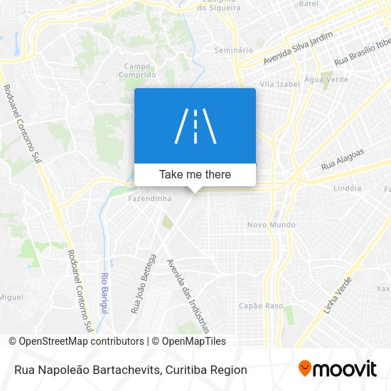 Rua Napoleão Bartachevits map