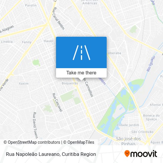 Rua Napoleão Laureano map