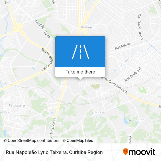 Rua Napoleão Lyrio Teixeira map