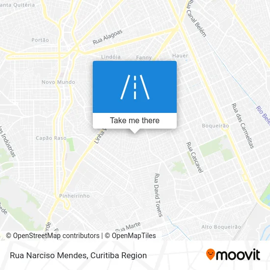 Rua Narciso Mendes map