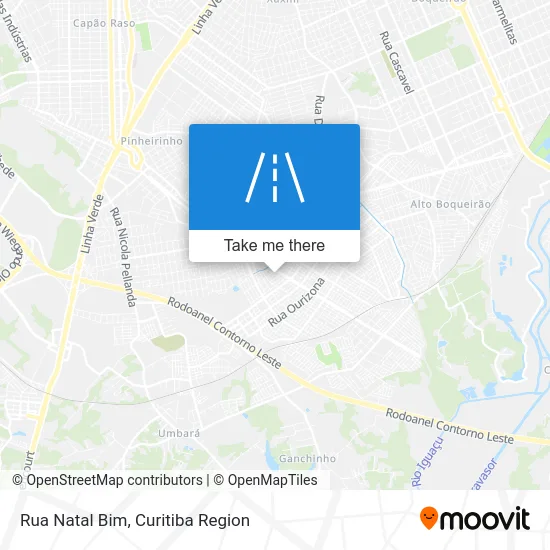 Rua Natal Bim map