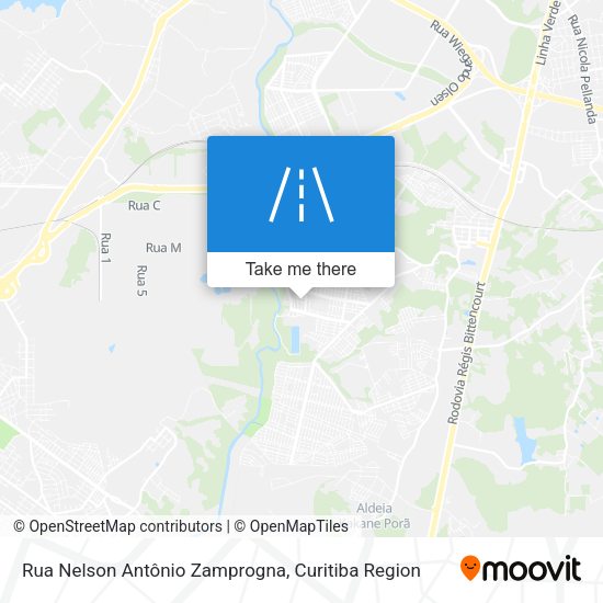 Rua Nelson Antônio Zamprogna map
