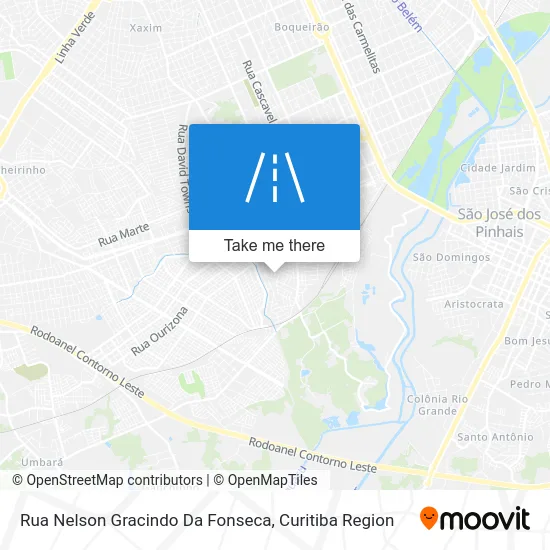 Rua Nelson Gracindo Da Fonseca map